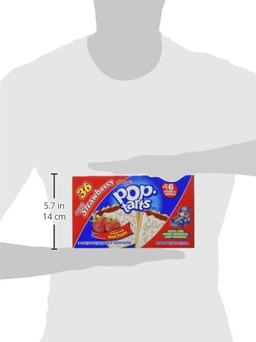 Pop-Tarts Breakfast Toaster Pastries, Frosted Strawberry Flavored, 66 oz (36Count)