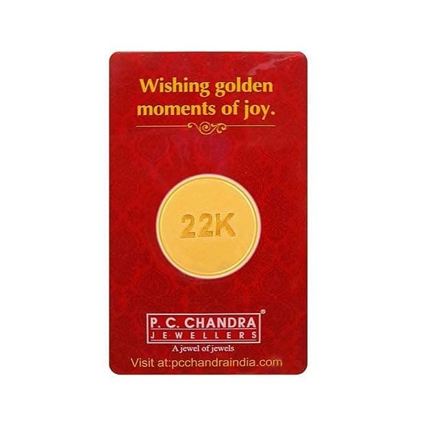 22k (916) 1 gm Yellow Gold Coin