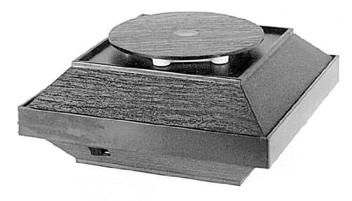 Hankscraft Rotating Display Can Hold Up To 6 Lbs. and Will Run Up To 3 Months on a Fresh Set Of Batteries