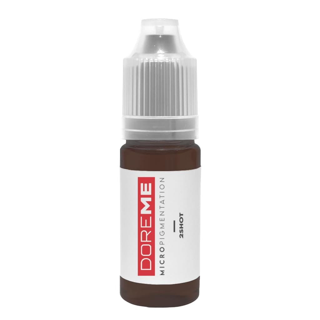 The Elixir Beauty Doreme Professional Makeup Tattoo Ink Pigment 10ml/Bottle, Medium Viscosity, Passed SGS DermaTest, Permanent Body Makeup Ink Tattoo Machine, CLINICALLY Tested, Oak Brown