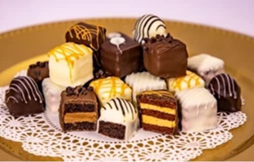 Buy Chocolate Lovers Petit Fours - Bite Size Frozen Dessert Appetizers (Set of 8 Trays)