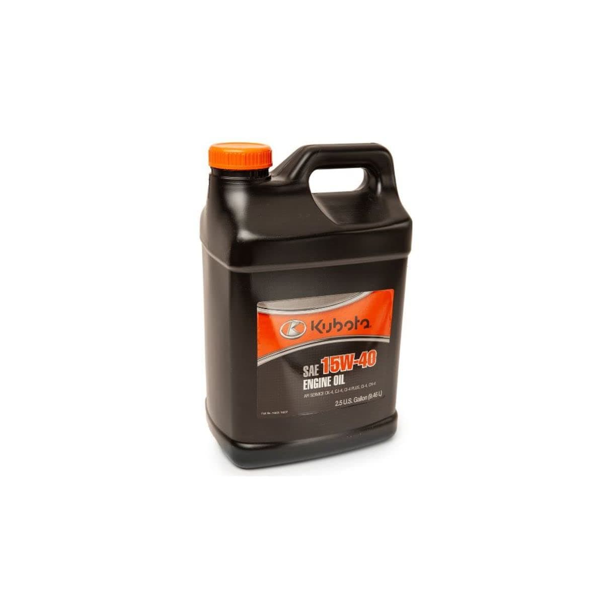 15W-40 Engine Oil For Kubota Tractors, Mowers, and Machinery| (2.5 Gallon)