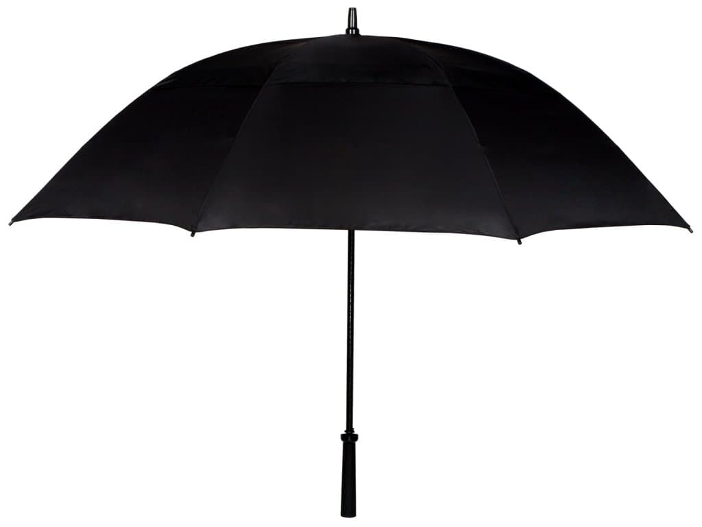 Leighton Eagle Vented Wind Resistant Manual Open Golf Umbrella Black 15008_050
