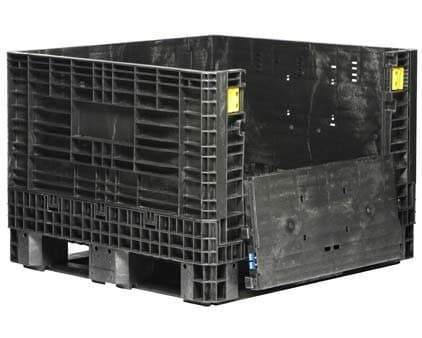 Triple Diamond HDPE Collapsible Bulk Foam Container 48 x 45 x 34