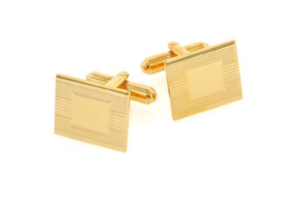 JJ Weston Lined Cufflinks. Made in The USA.