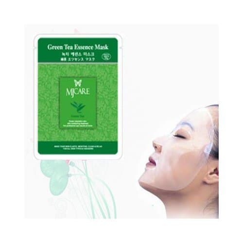 Natural Beauty Green Tea Essence Full Face Mask 10 Pcs