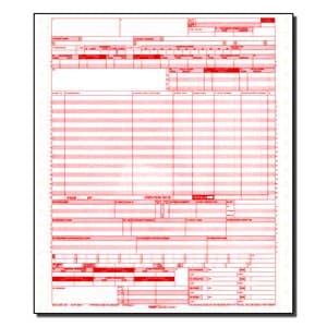 CMS 1450 / Ub04 Medical Billing Forms (25 Single Sheets) for Laser/jet Printers