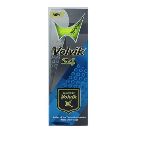 Volvik S4 Golf Balls x Sleeve of 3 (Green)
