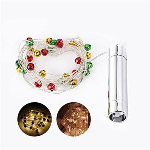 GlobalNiche® Bell, 0-5W : ZjRight 6M 40 Led String Light Bottle Stopper Bell,Star,Flower Lights Indoor Wedding Decoration Room Tree Patio Lights