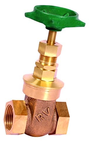 Rv 1001 Premium Pack Bronze Gate Wall Volve (Extra Heavy) Screwed Ends (50Mm)