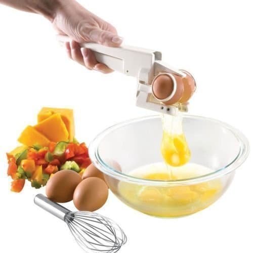 Pjt Ez Cracker Handheld Egg Cracker/Separator
