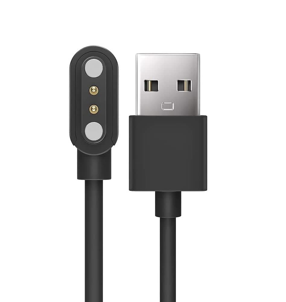 ZOVC Magnetic Charging Cable Compatible With Dizo Watch 2/2 Sport/S(D), Black