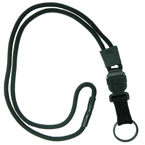 Black EK Lanyard Plus with Detachable Key Ring (10028) by EK USA