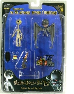 Nightmare Before Christmas Series 4 Mummy Boy & Bat Kid Action Figure