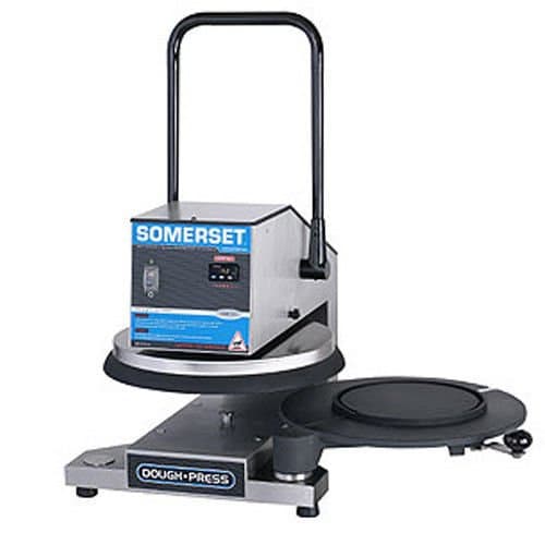 Somerset Sdp-747D Pizza or Bread Dough Press, Manual Operation, Heated Upper Pla
