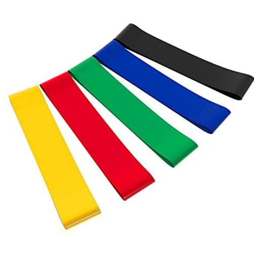 MOREWAYS Resistance Mini Loop Exercise Bands Set with Bag, Manual & Workout Guide Ebook