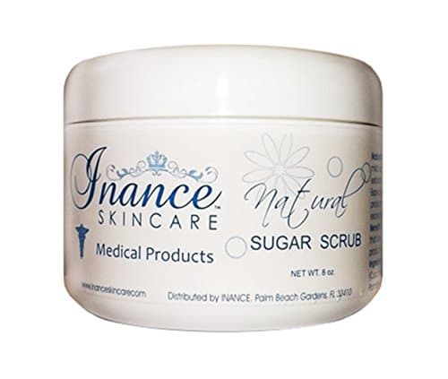 Inance Sugar Scrub, Natural Based Non-ionic Skin Cleanser by Beauty Expert Tonia Ryan, 8 Oz.