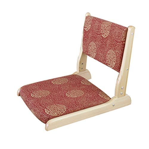 WUTRBYZ Folding Padded Floor Chair,Japanese Tatami Floor Chair Collapsible Back Support Yoga Meditation-I