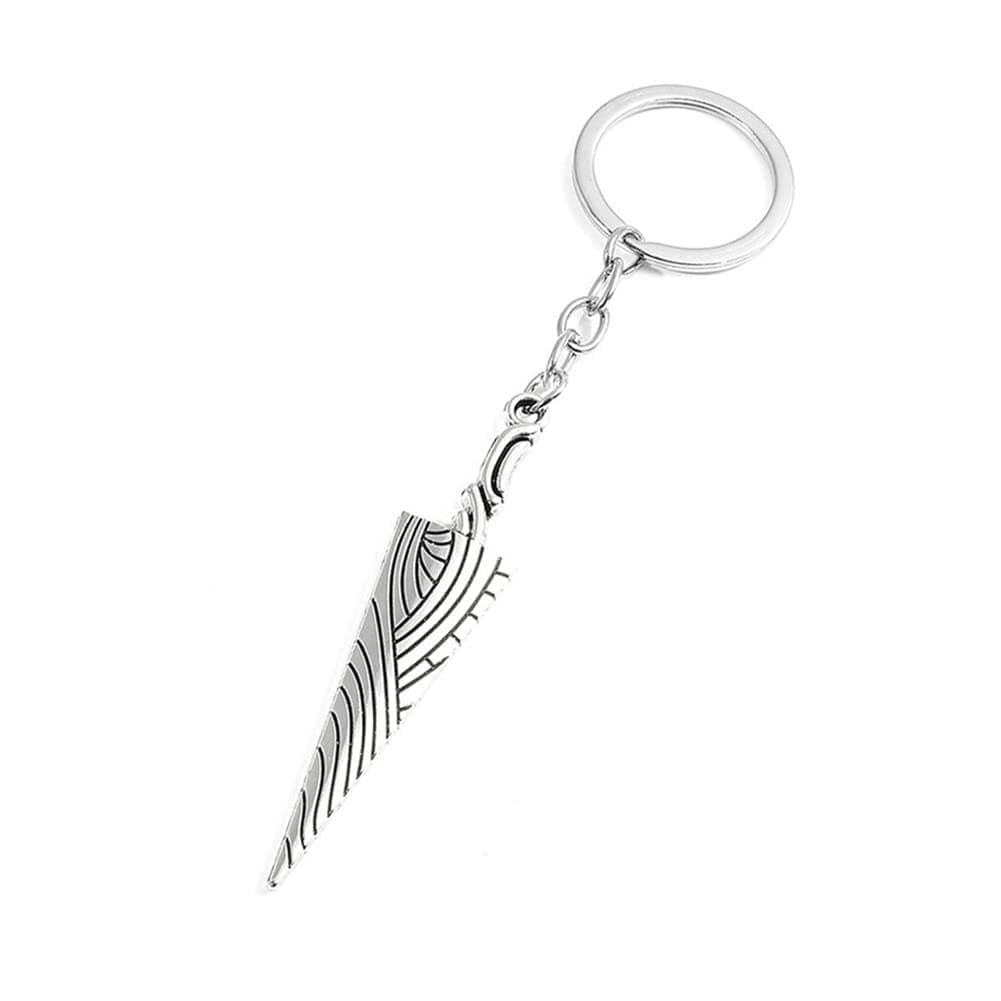Anime Keyring Keychain Nail Sword Bone Nail Pendant Vintage Classic Backpack Cell Phone Accessories Men Jewelry Gift
