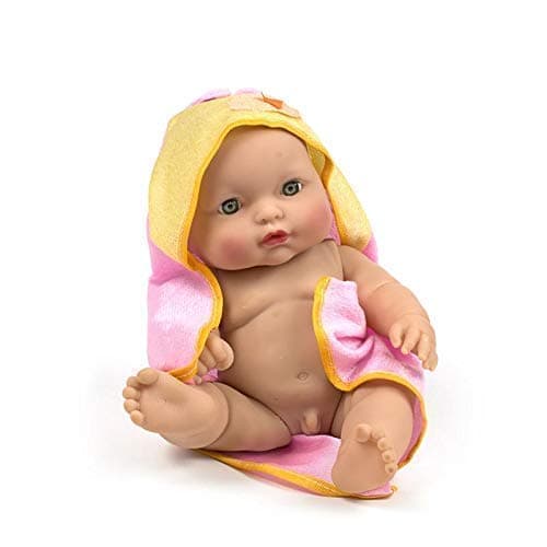 EL FIGO merchndise Rubber Soft Feel Squishy Plastic Cute Little Dolls with Towel for Kids (Multicolour)
