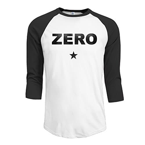 Cotton Men's The Smashing Pumpkins Zero Yelena Yemchuk 3/4 Sleeve Raglan Tee