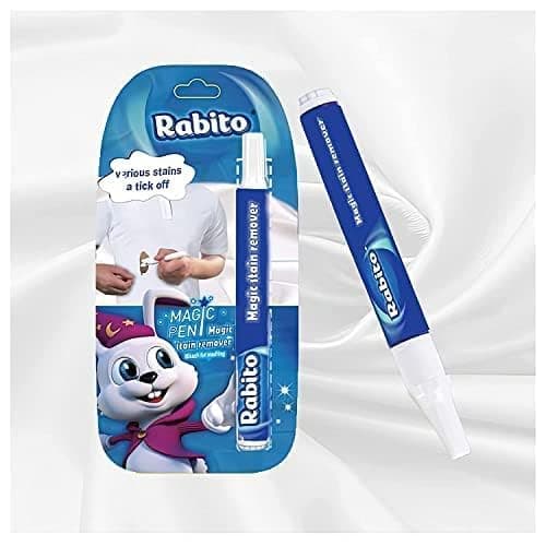 Stain Remover Pen for Clothes, Cleaner White Cotton Stain Remover, Roll Bead Design, Instant Stain Remover for Cotton, Linen, Polyester, Blended Fabric, Denim, Down Jacket