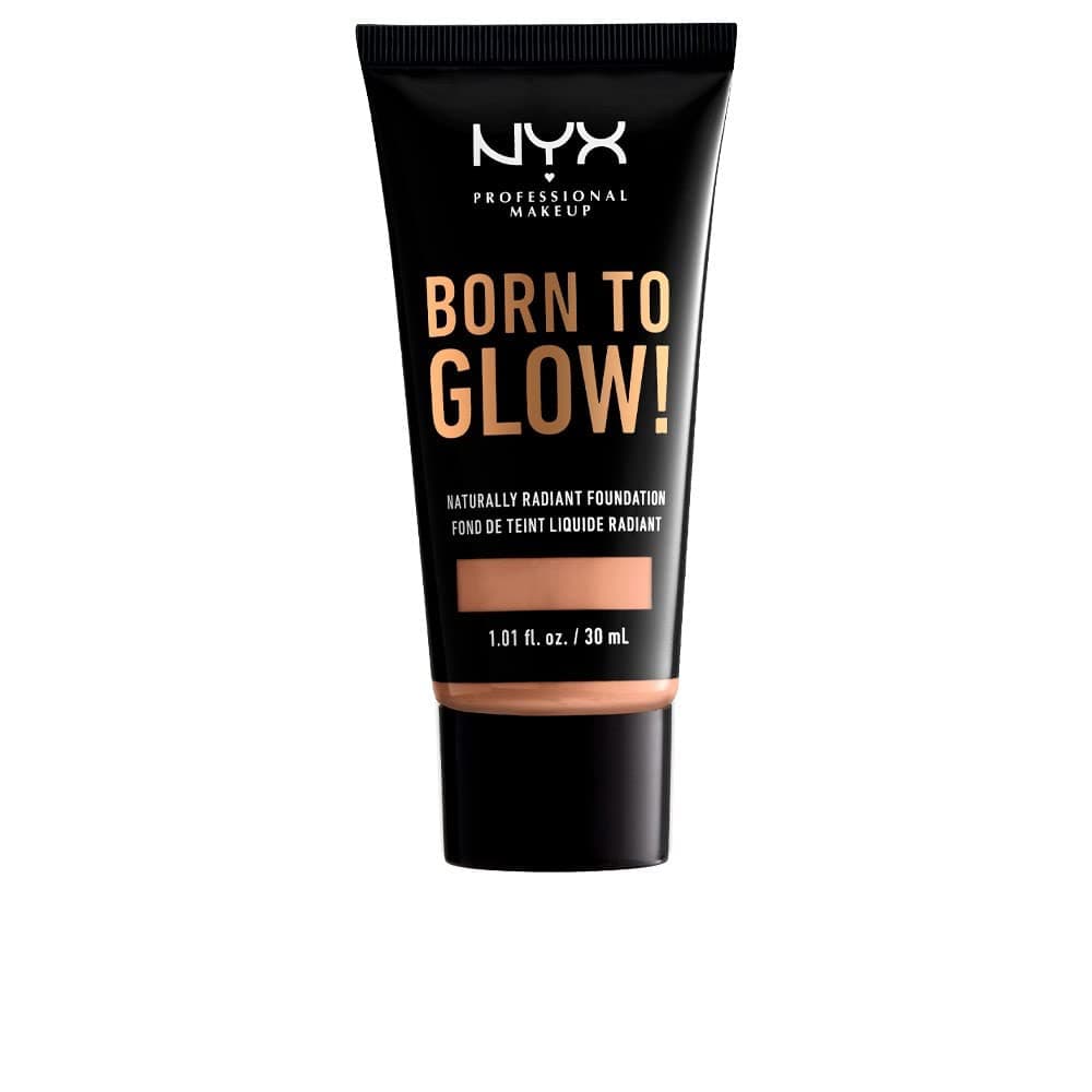 NYX PROFESSIONAL MAKEUP Born To Glow! Naturally Radiant Foundation, Soft Beige 7.5