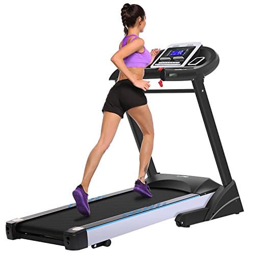 Dtemple Folding Electric Motorized Treadmill Running Fitness Exercise Machine Gym Home(US STOCK)