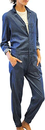 Highway Jeans East Relaxed Long Sleeve Denim Boiler Jumpsuit