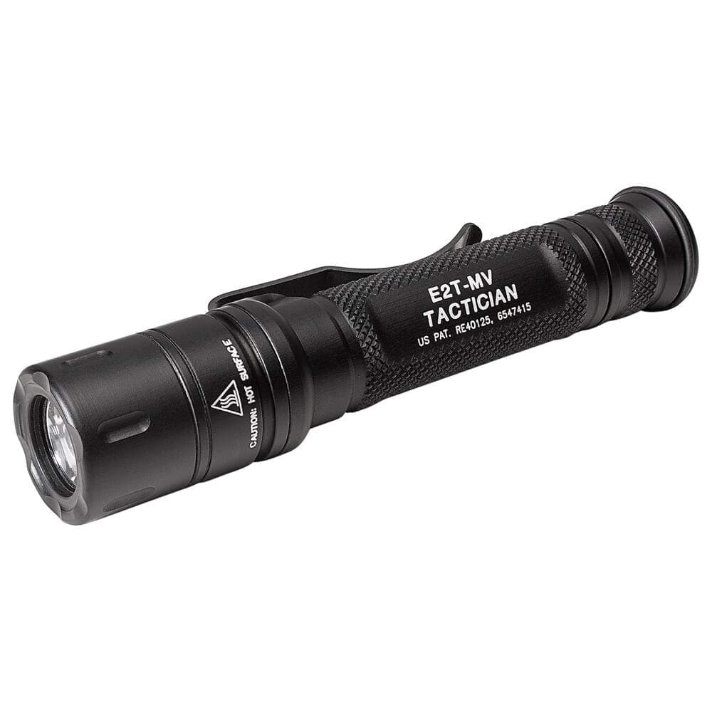 E2T-MV Tactician High-Output LED Flashlight with Maxvision, Black