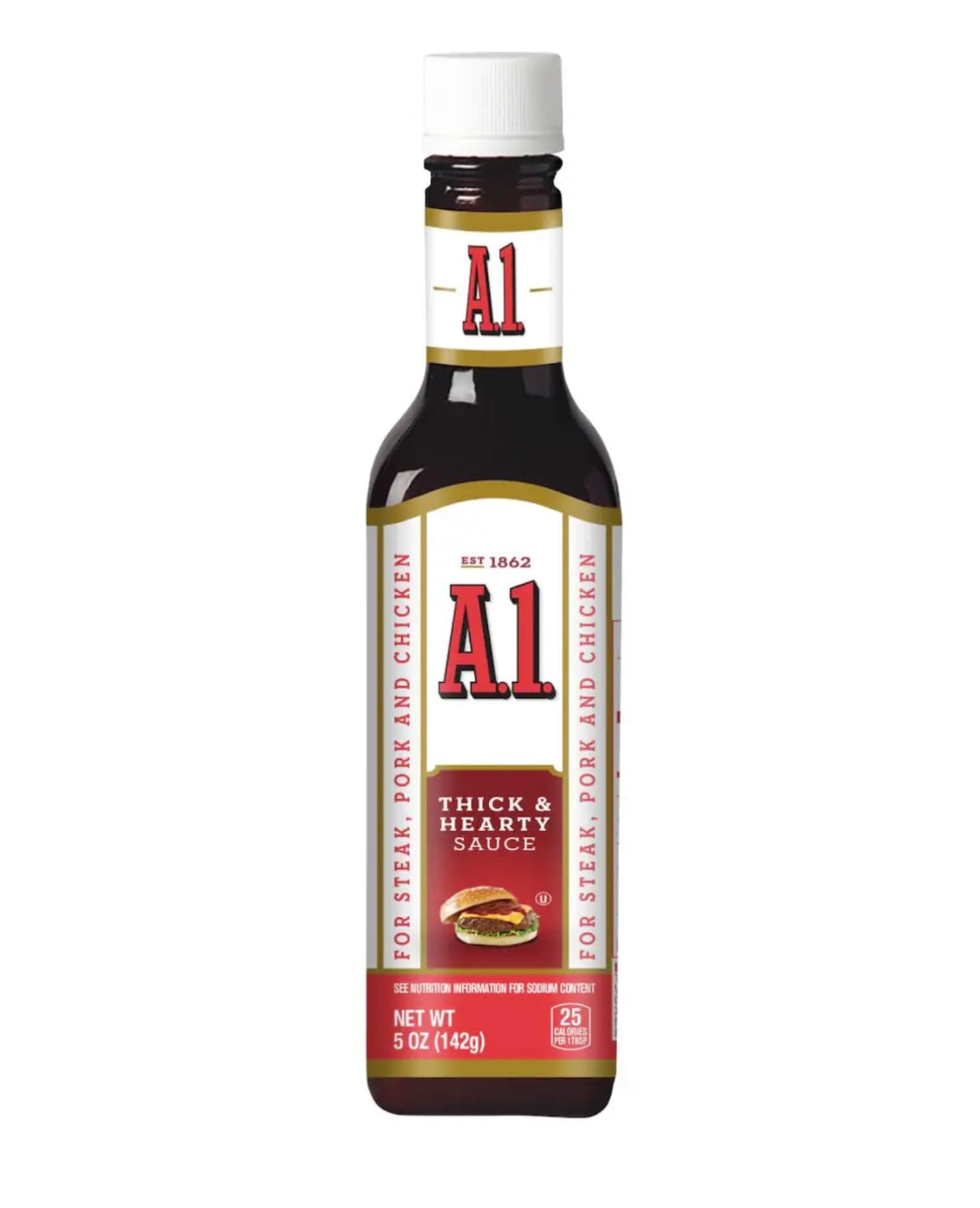 A.1. THICK & HEARTY STEAK SAUCE, 5OZ BTL, FOR STEAK, PORK AND CHICKEN
