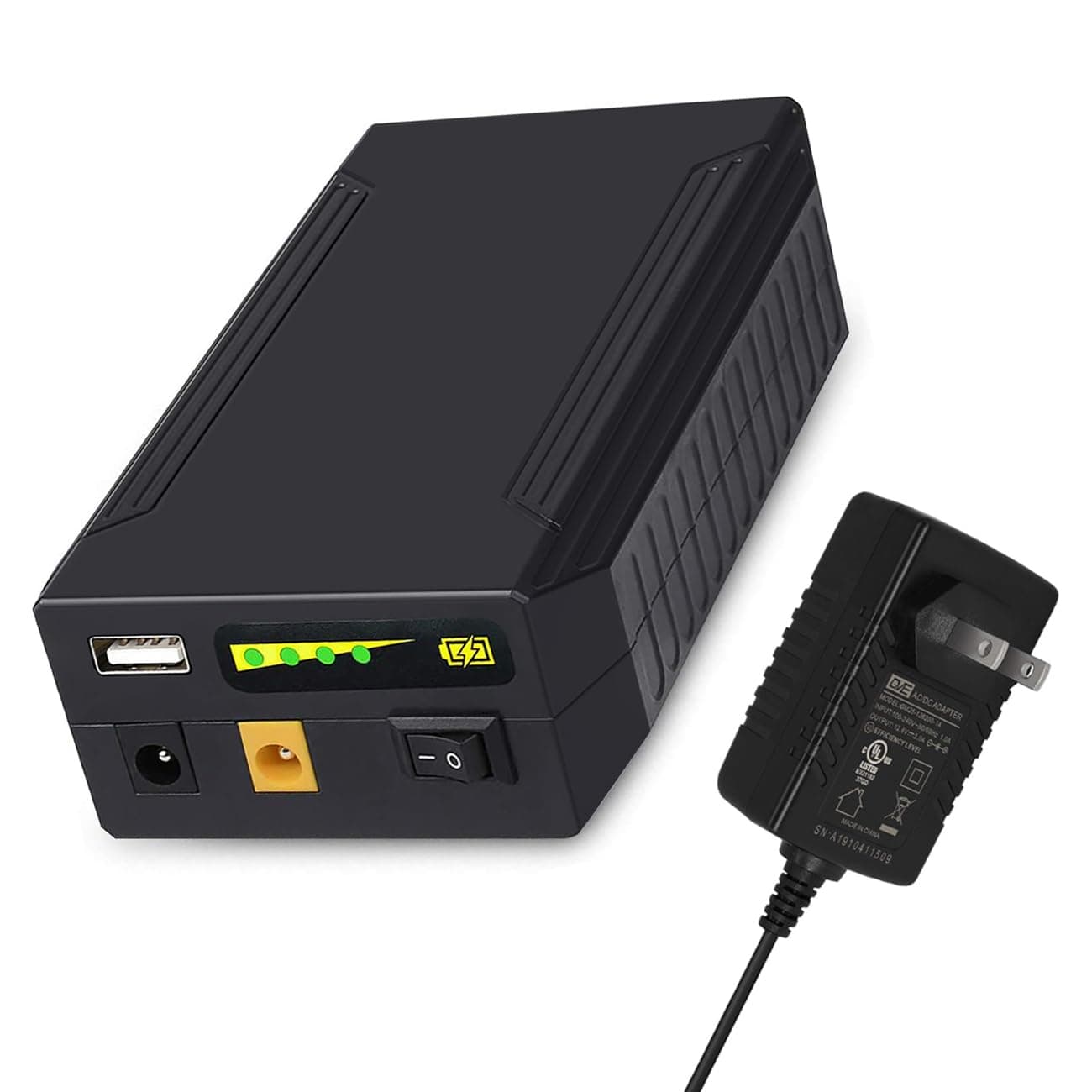 12/9/5V Lithium ion Battery Pack, 122Wh Rechargeable power bank
