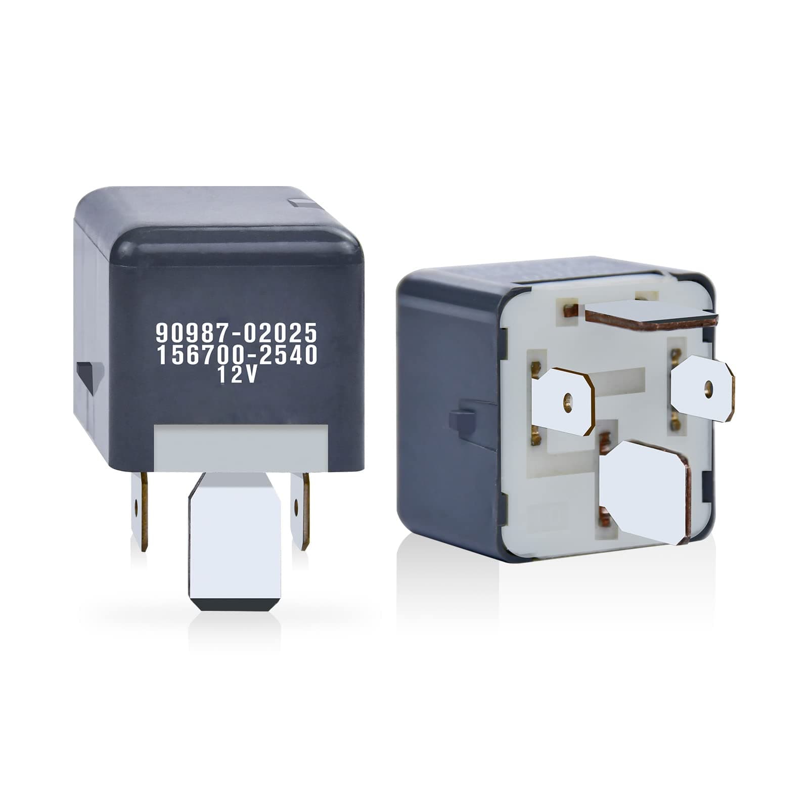 2-Pack Car Relay （ 90987-02025 156700-2540 ）Compatible with T0Y0TA L/and CRUlSER L-E-X-U-S lS350 lS250 lS220 GS300