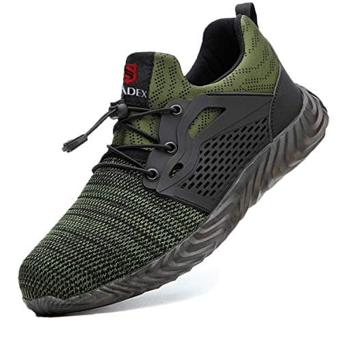 MARITONY Indestructible Steel Toe Shoes for Men Women Lightweight Protective Toe Construction Shoes