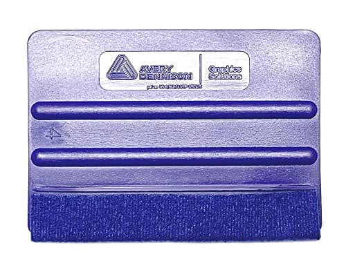 Avery Dennison Medium Felt Squeegee in Blue - Vehicle Wrap Tools for Car Vinyl, Craft Films, Window Tinting and Decals Installation