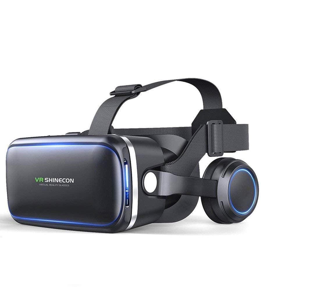 6.0 (Official), 4th Generation 3D Virtual Reality Headset with Stereo Headphonefor 3.5" -6.0" Smart Phone(Black)