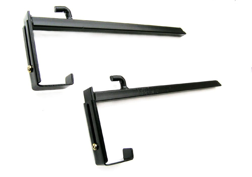 Hayrack Adjustable Railing Brackets (pair) for Hayrack Baskets