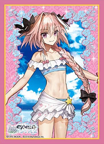 Fate/Extella Link Astolfo Kirakira Furifuri Ver. Card Game Character Sleeves Collection Anime Girls Art 80CT