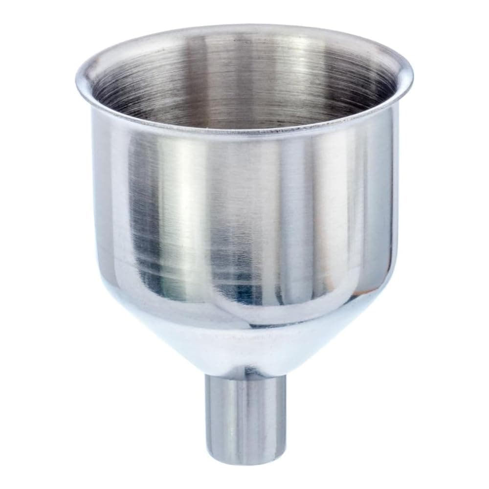SE Stainless Steel Funnel for Flasks Bottles and Mini Bottles, Small Steel Drink Funnel for Filling Drinking Liquor Flask, Transferring Oil, Juice, Milk -HQ93