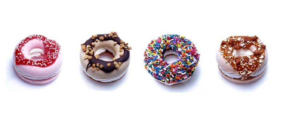 Non-dairy Ice Cream Donut (Strawberry Jelly, 12)