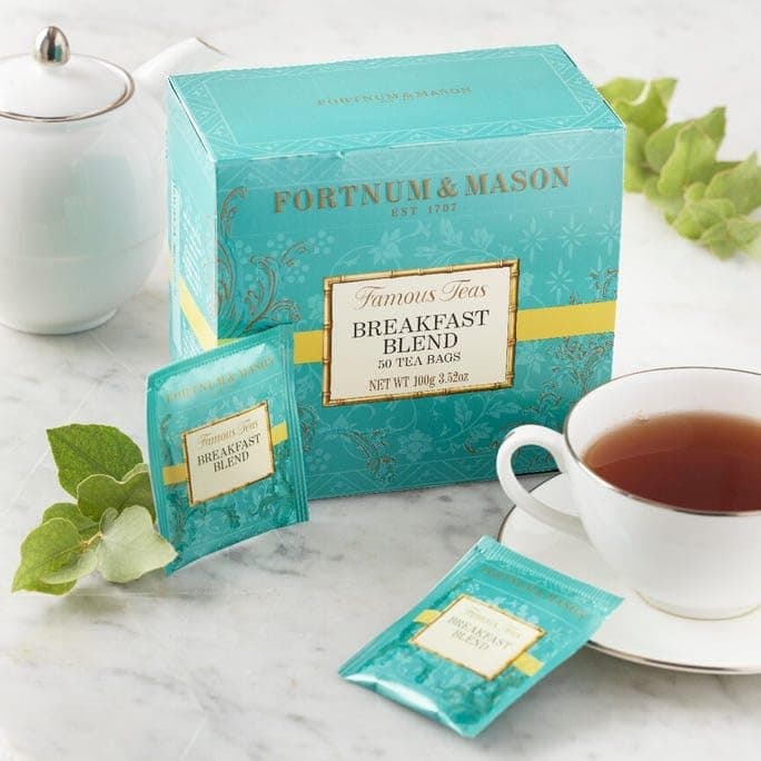 Fortnum & Mason British Tea Breakfast Blend | 50 Tea Bags (Jumbo Pack) | English Breakfast | Assam Blend