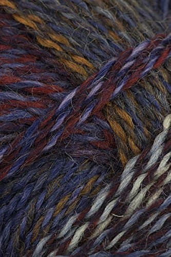 Schoppel Wolle - Zauberball Crazy Knitting Yarn - Periwinkle/ Rust/ Red (# 2311)