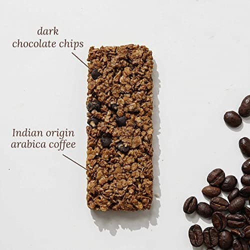 Wingreens Harvest Crunchy Multigrain Granola Bars - Dark Chocolate and Espresso, 240 Grams (40 Grams x 6 Bars)