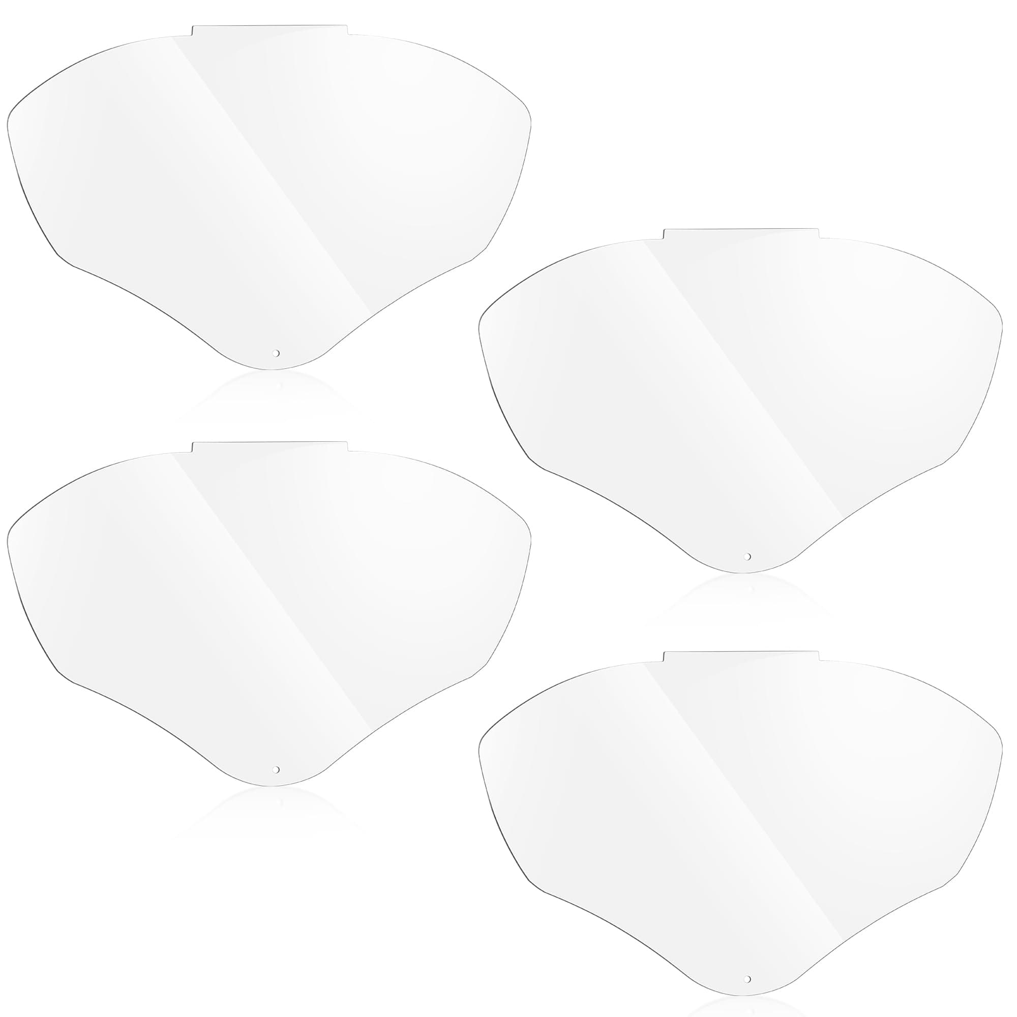 Face Shield Replacement Lens Compatible with S8555, Compatible with Honeywell/Uvex S8500/S8510 Face Shield, Protective Safety Visor Replacement, with Clear Polycarbonate, Anti-Fog(4 Pack)