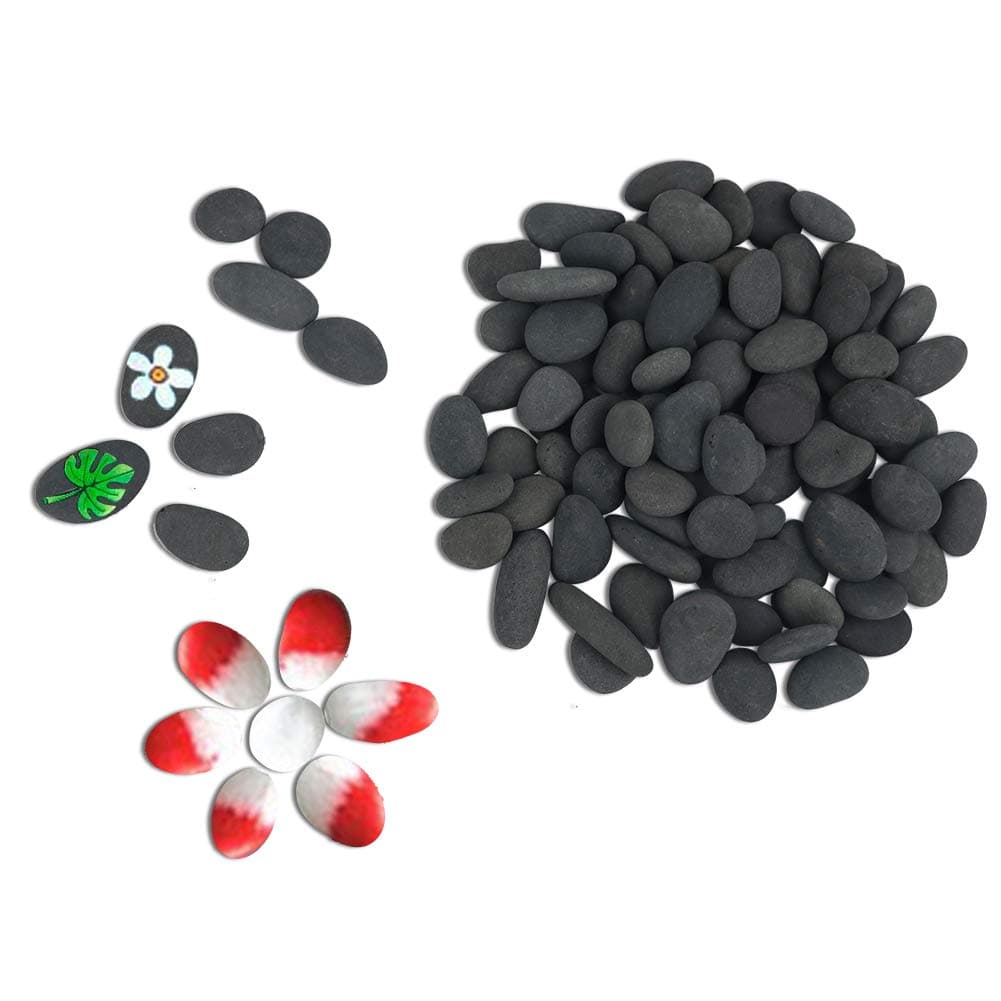 3LB Tiny Painting Rocks DIY Rocks for Painting Detail-Painting Smooth Surface Stones,Arts,Crafts Garden,About 350-400PCS 0.5 to 1.0 inches ,Hand Picked for Painting Rocks