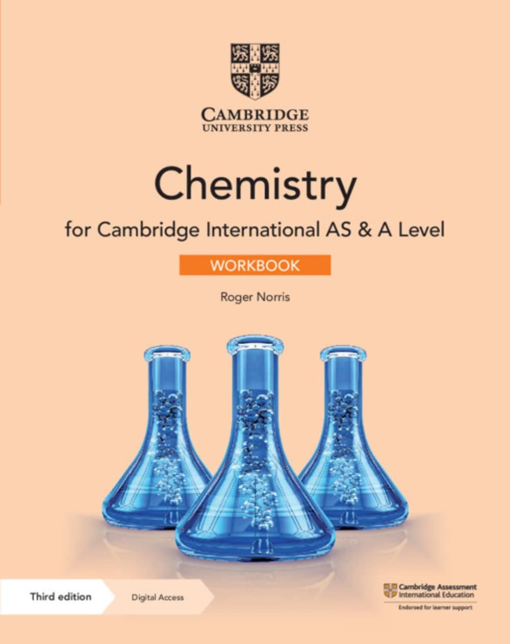 Cambridge International AS & A Level Chemistry Workbook with Digital Access (2 Years)