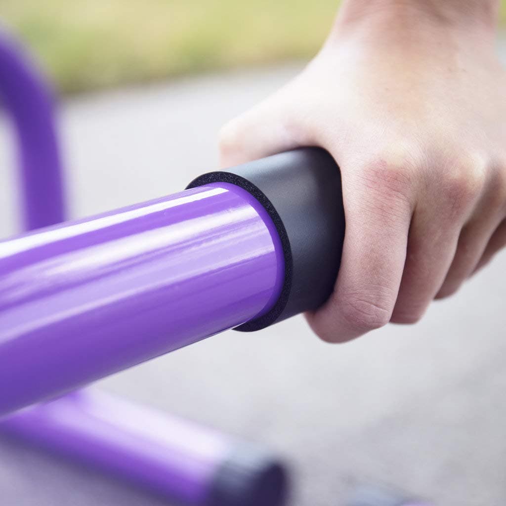 BodyRock Mini Dip Bar Station: Challenger Mini Parallette Bars for Dips & Calisthenics - Parallel Bars to Build Core Strength, Balance & Tricep, Arm & Shoulder Muscles - Fitness Equipment for Home Gym