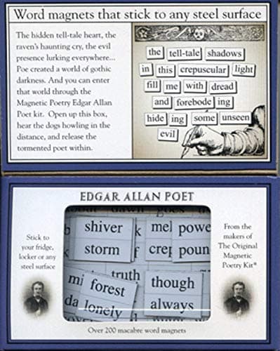 Edgar Allan Poet: Magnetic Poetry Kit