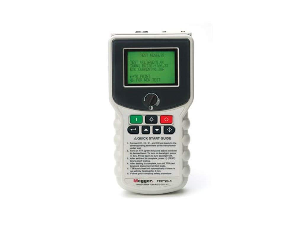 Megger TTR20 Hand-Held Transformer Turns Ratio Tester