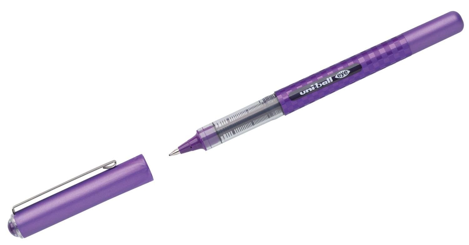 Uni-ball 148185 0.4 mm "Eye Design" Ink Roller - Violet